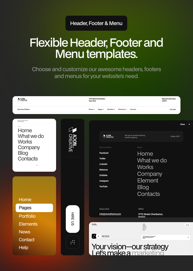 Adon - Creative Agency Portfolio HTML Template